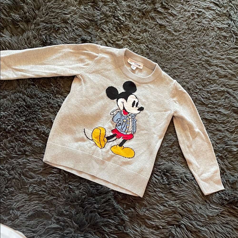 GAP Kids Sweater with Mickey Mouse - Gray